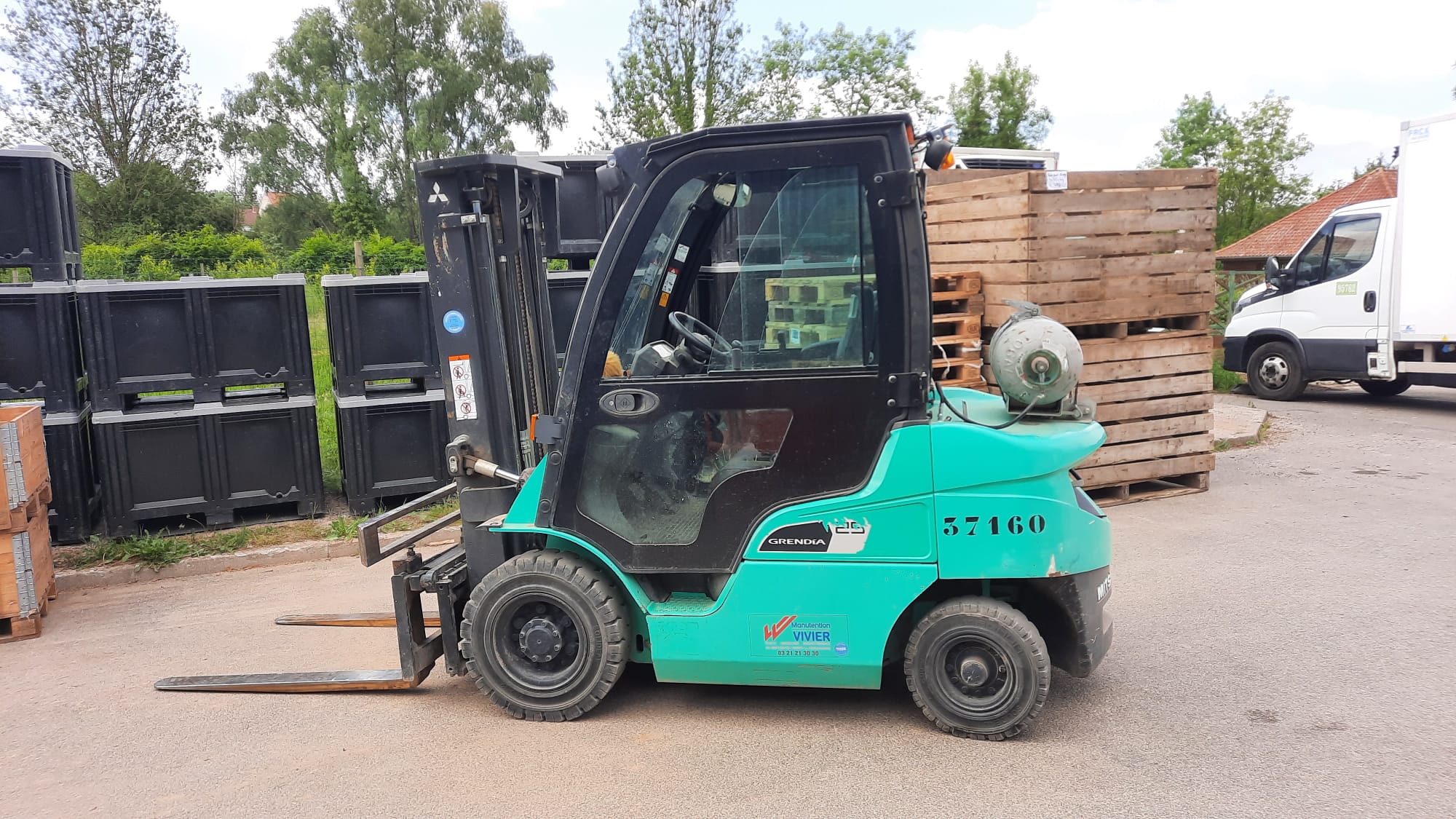 Vérification engin chantier